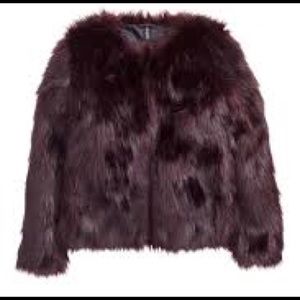 Faux fur jacket